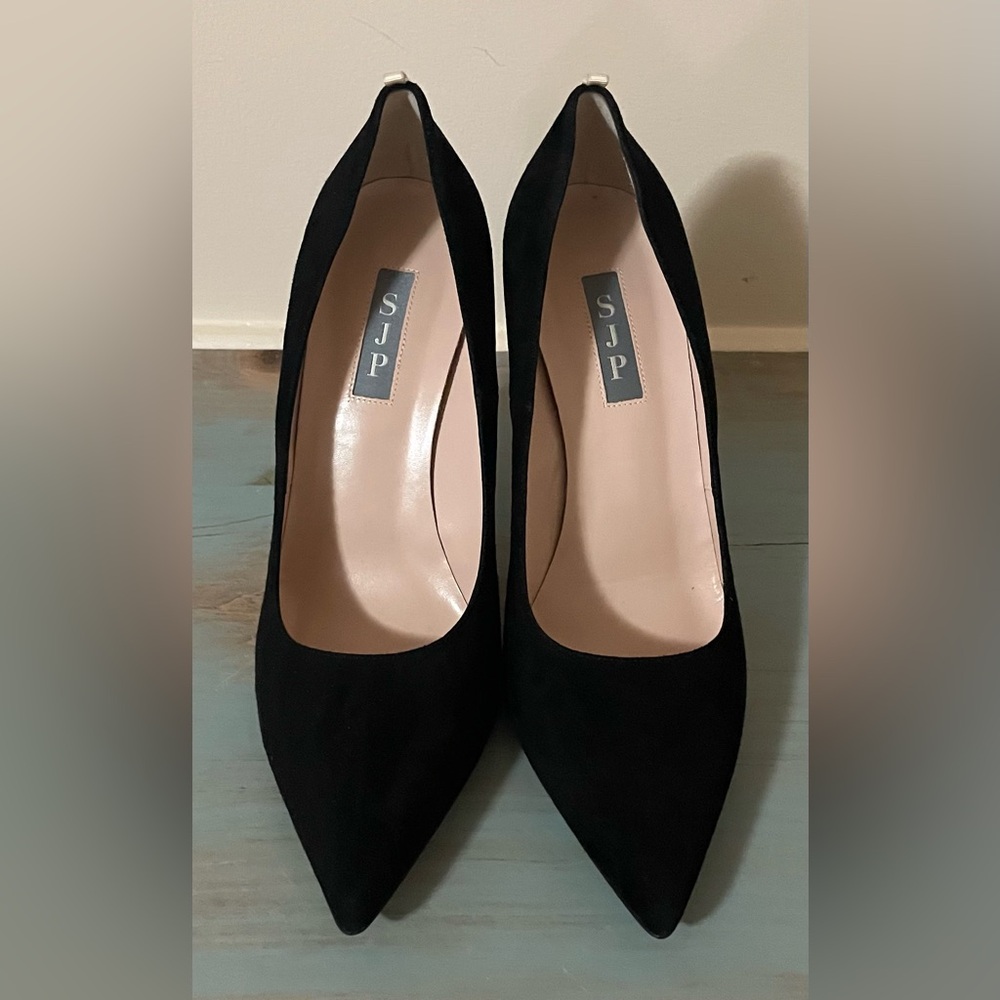 NEW EU 40/ US 9 SJP by Sarah Jessica Parker Fawn Black Suede